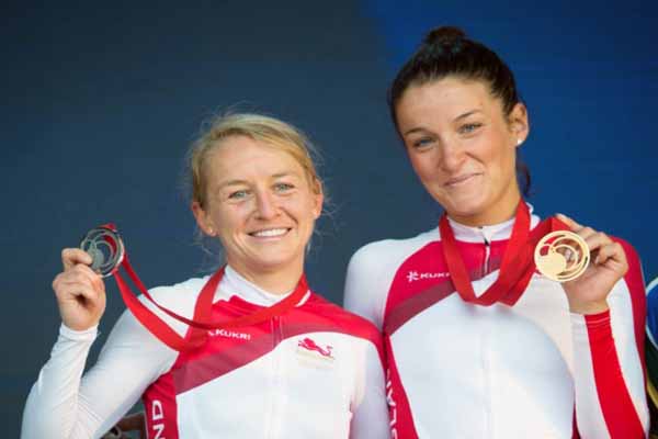 Emma Pooley and Lizzie Armitstead won the women's road race