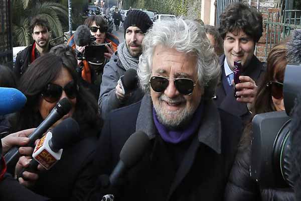 Comedian Beppe Grillo wins most votes in Italy elections