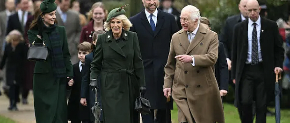 Britain's King Charles III delivered a Christmas message