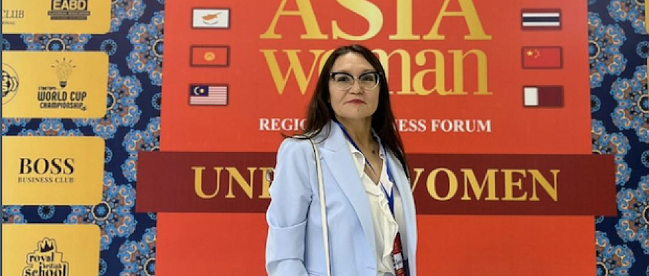 Asia's most famous and powerful 100 women award given to WFPA President Naziya Bisenova