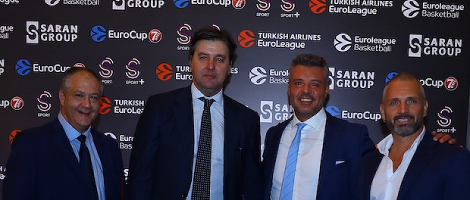 Saran Media And Euroleague Basketball Extend Media Rights Partnership for Four More Years