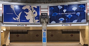 British artist Gregory launches new artwork at Heathrow Terminal 4 Underground station